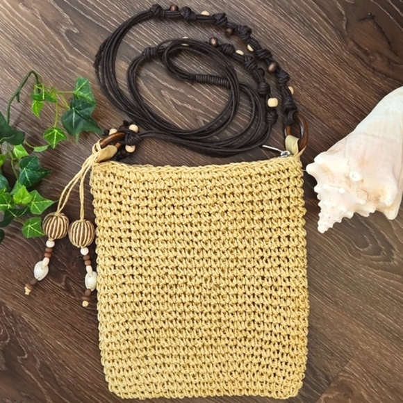 Sun ‘N’ Sand Portola Crochet Cross Body Bag ~ NWOT - Picture 2 of 9